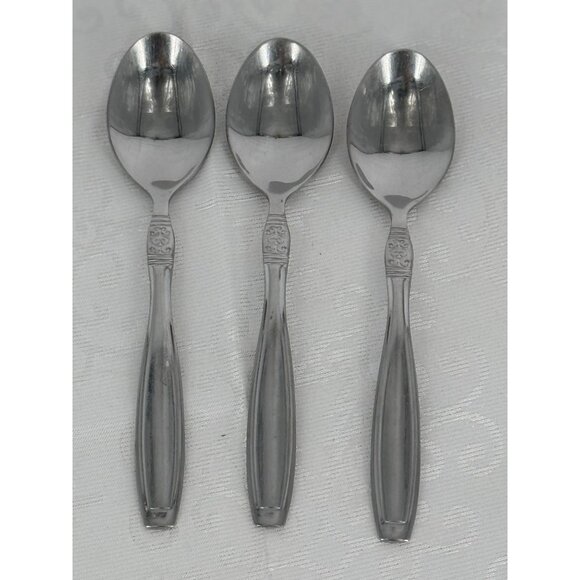 Oneida‎ VISTA Stainless Steel Tablespoon Soup Spoons Set Of 3 - Picture 1 of 5